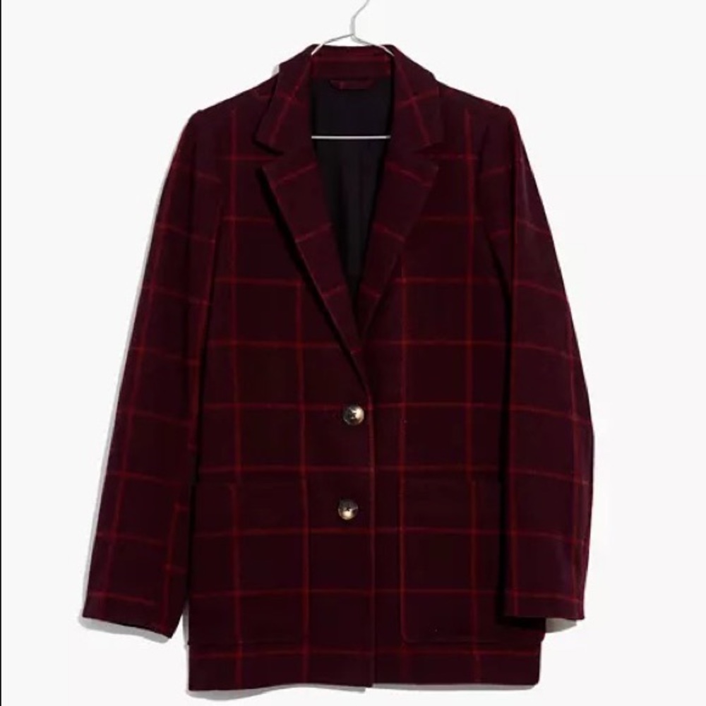 Madewell Dorset Blazer in windowpane